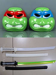 Маска + катана Черепашка Ніндзя