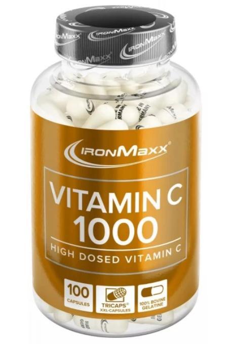 Вітамін С IronMaxx Vitamin C 1000 100 капсул, фото 1