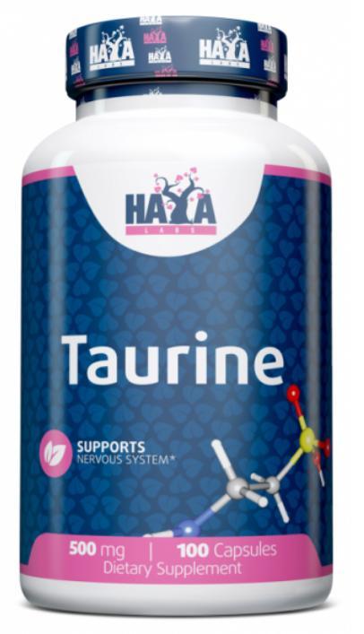 Біодобавка Haya Labs Taurine 500 mg 100 капсул