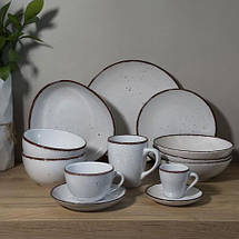 Тарілка десертна Arte Viva Nature look OFF-WHITE D20CM (413921), фото 5