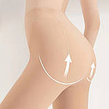 Жіночі легінси, лосини, колготи зимові теплі еластичні з високою талією, фліс.Тілесні. 300 грамів 2-3XL., фото 8