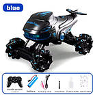 Машинка трюкова на радіокеруванні з парою та світлом "Акула" дитяча, Машина на пульті для хлопчика, фото 5