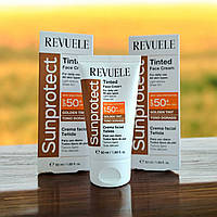 Крем для лица тонирующий Sunprotect Golden Tint SPF50+ Бронзовый оттенок Revuele 50 мл