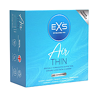 Презервативи з підвищеною чутливістю EXS - Air Thin 1 шт Prezervatyvy z pidvyshchenoyu chutlyvist