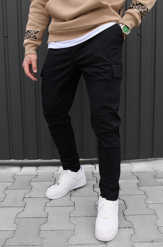 Штани чорного кольору Staff cargo copp black