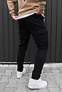 Штани чорного кольору Staff cargo copp black, фото 4