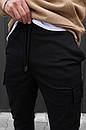 Штани чорного кольору Staff cargo copp black, фото 6