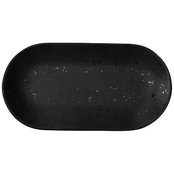 Блюдо Limited Edition Mekkano 25 см Чорне (ZH-7015-3)