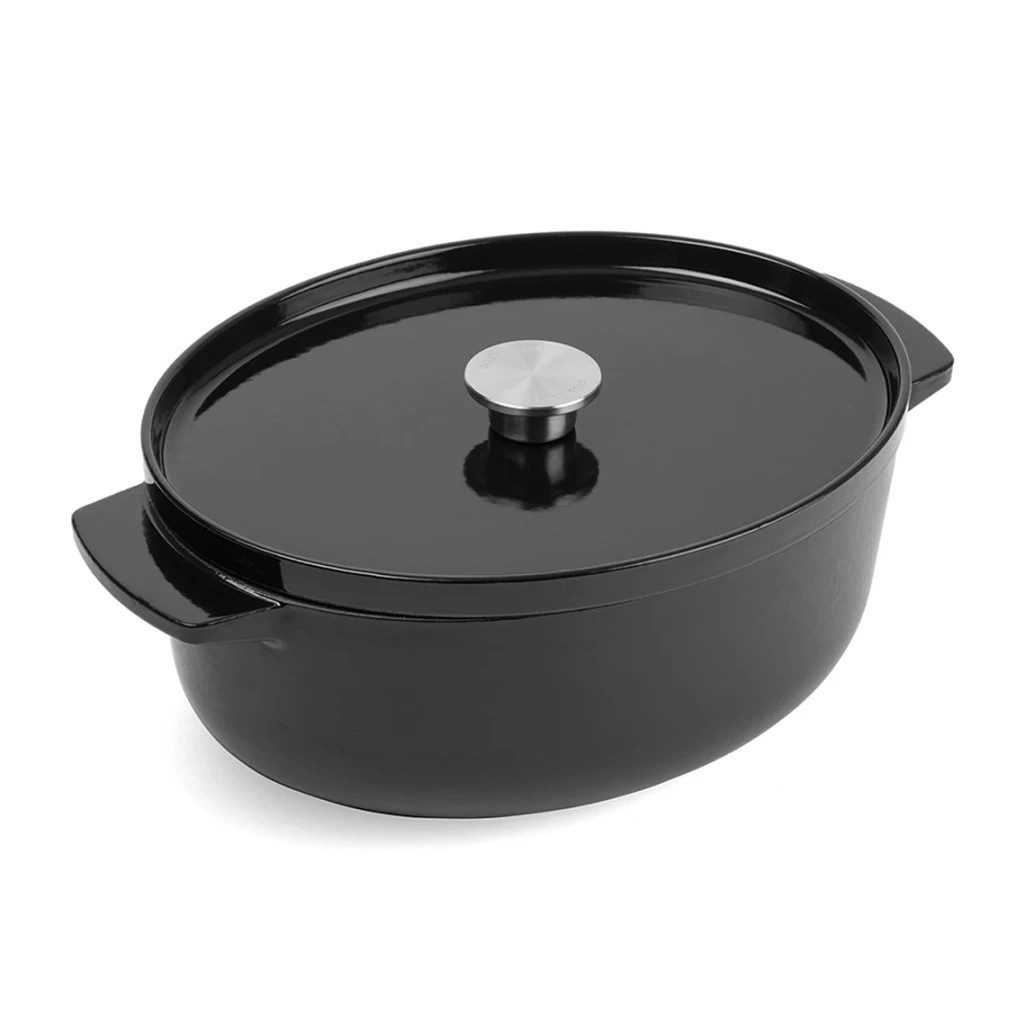 Гусятниця KitchenAid Cast Iron 30 см 5,6 л Чорна (CC006064-001), фото 1