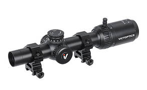Оптичний приціл Victoptics ZOD 1-4x20IR - Black [Vector Optics] (для страйкболу)
