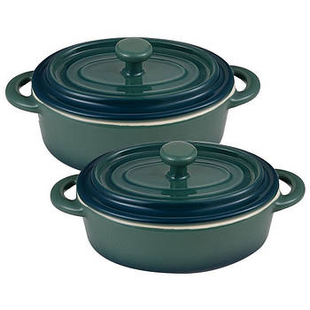 Рамекін Bergner Excalibur набір 2шт овальні (BG-13365-GR)