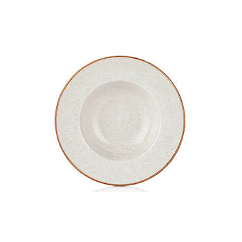 Тарілка By Bone Effect Dust для пасти з прямим бортом 25 см (EF-DS-GT-25-CK)