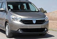 Накладка над решеткой радиатора (2015-2025, нержавейка) для Dacia Lodgy