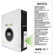 6,2 кВт інвертор Gootu + акумулятор Dyness B3 комплект резервного живлення для дому, квартири, фото 7
