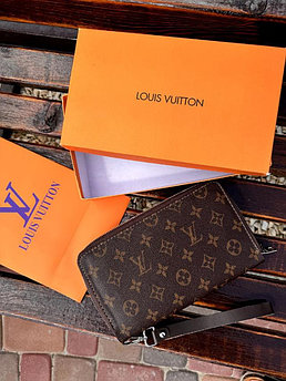 Портмоне (гаманець) чоловіче шкіряне брендове Louis Vuitton, 23*14*4см, 940012
