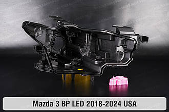 Корпус фари Mazda 3 BP LED USA (2018-2024) правий