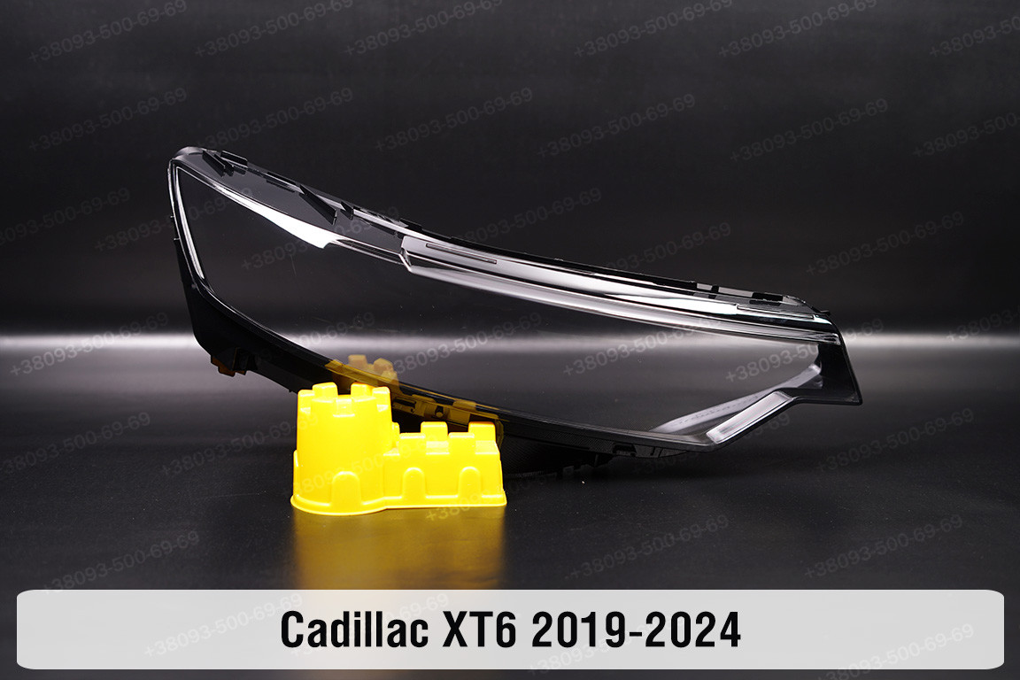 Скло фари Cadillac XT6 (2019-2024) праве