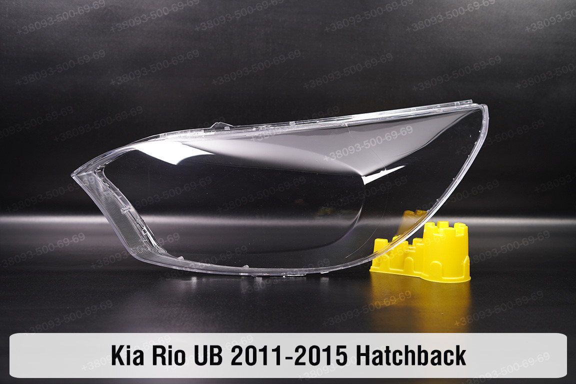 Скло фари KIA Rio UB Hatchback (2011-2015) ліве, фото 1