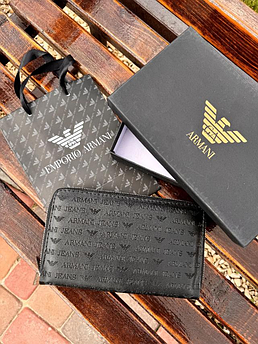 Портмоне (гаманець) чоловіче шкіряне брендове Armani, 23*14*4см, 940015