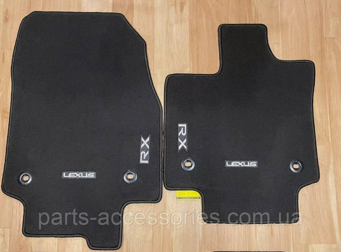 Lexus RX 2023-2025 Коврикі коври килимки передні велюрові чорні Нові Оригінал