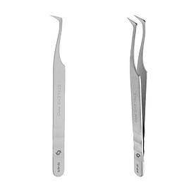 Staleks Pro Expert 41 Type 6 - професійний пінцет (L-образний, 75`) для вій з нержавіючої сталі