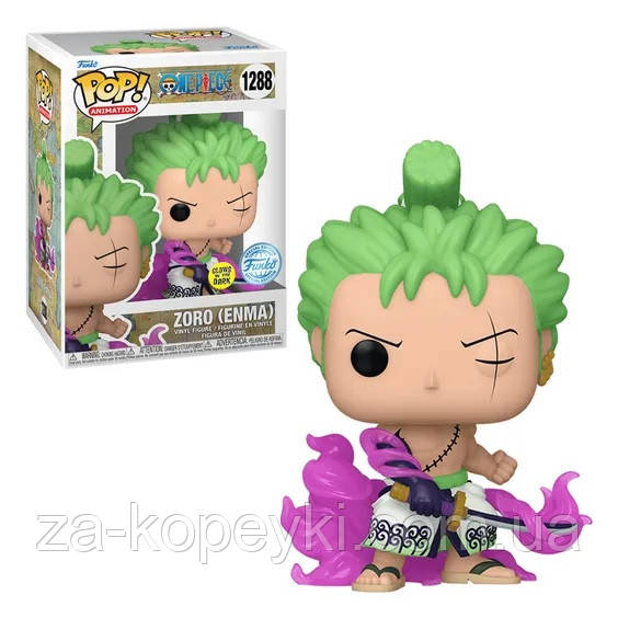 Фігурка Фанко Поп Funko Pop Великий Куш One Piece Ророноа Зоро Zoro (Enma) 10 см №1288