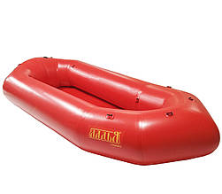 Надувний пакрафт Ладья ЛП-245 Червоний каяк для риболовлі та сплавів вантажопідйомність 180 кг вага 6.5 кг довжина 245 см