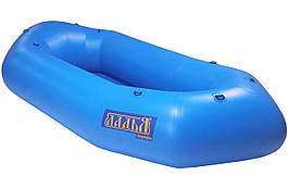 Надувний пакрафт Ладья ЛП-245 для сплаву та риболовлі 180 кг світло-синій 245 см 1 особа ПВХ 850 г/м²