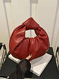 Жіноча сумка 10425 багет червона, фото 3