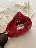 Жіноча сумка 10425 багет червона, фото 5