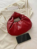Жіноча сумка 10425 багет червона, фото 4