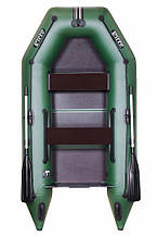 Моторна надувна лодка Ладья ЛТ-270МВЕ 2 місцева слань-книжка вантажопідйомність 248 кг довжина 270 см вага 19.6 кг