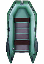Моторна надувна лодка Ладья ЛТ-290М 3 місна ПВХ 8 к.с. з фанерною слань-ковриком для риболовлі та активного відпочинку