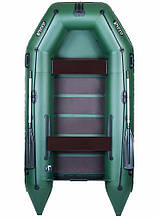 Моторна надувна лодка Ладья ЛТ-310МЕ 4-місна з пересувним сидінням та слань-ковриком для активного відпочинку на воді