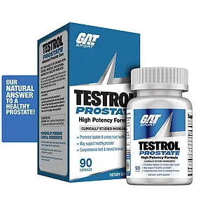 (уцінка термін по 5,25) Підсилювач тестостерону GAT Sport Testrol Prostate 90 капс. (30 порц.)