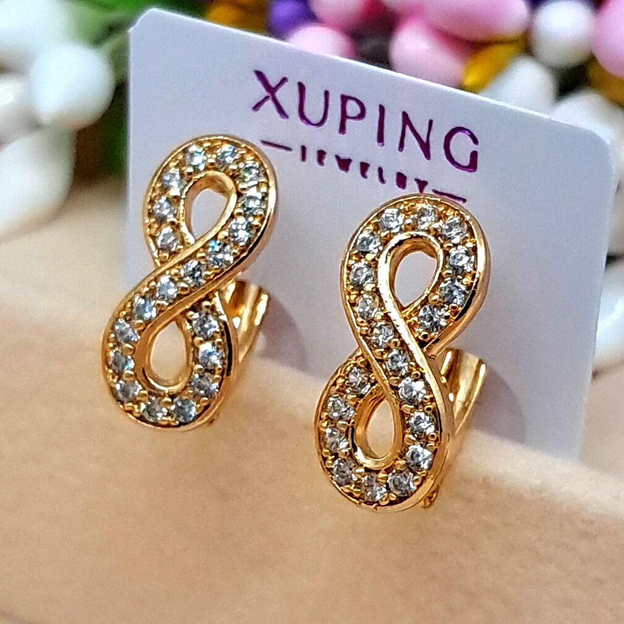 Медзолото сережки з англійською застібкою Прикраси Xuping 3684
