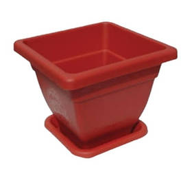 Кашпо підлогове квадратне 25л