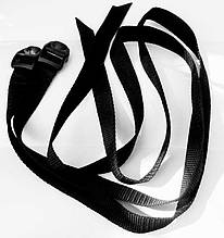 Регулювальні ремінці чорні для надувного байдаркового крісла 97 см пара міцні та зручні стяжки для комфортної фіксації