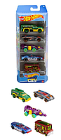Набір з 5 машинок Хот Вілс Hot Wheels 5-Car Pack of 1:64 Scale Vehicles
