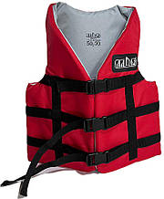 Рятувальний жилет Спортсмен 50-70 кг червоний для водних видів спорту міцний і зручний