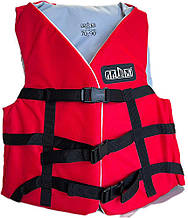 Рятувальний жилет Атлет 70-90 кг червоний міцний комфортний для водних видів спорту