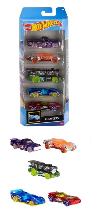 Набір з 5 машинок ХХот Вілс Hot Wheels 5-Car Pack of 1:64 Scale Vehicles