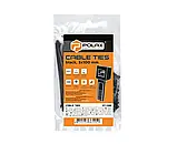 Стяжка нейлонова 3х100 мм, чорна, фото 2