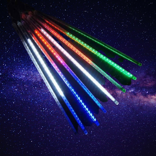 Гірлянда новорічна  "Сосульки" світодіодна 8 шт 50 см Різнокольрові, фото 1