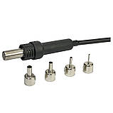 Паяльна станція WEP 952D+ компресорна, фен, паяльник, фото 5