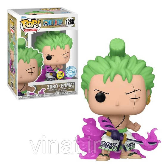 Фігурка Фанко Поп Funko Pop Великий Куш One Piece Ророноа Зоро Zoro (Enma) 10 см №1288