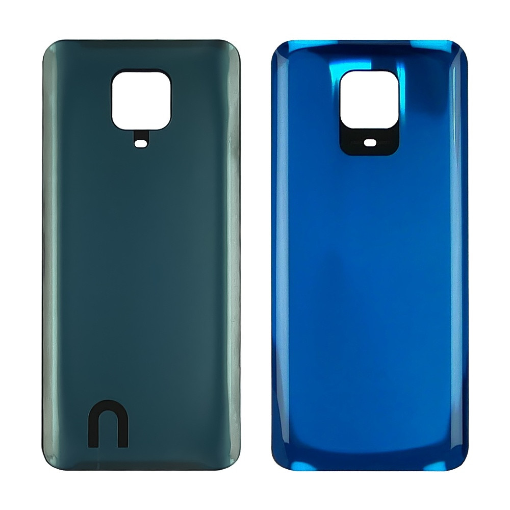 Заднє скло корпусу для Xiaomi Redmi Note 9S/9 Pro/9 Pro Max Aurora Blue (синє), фото 1