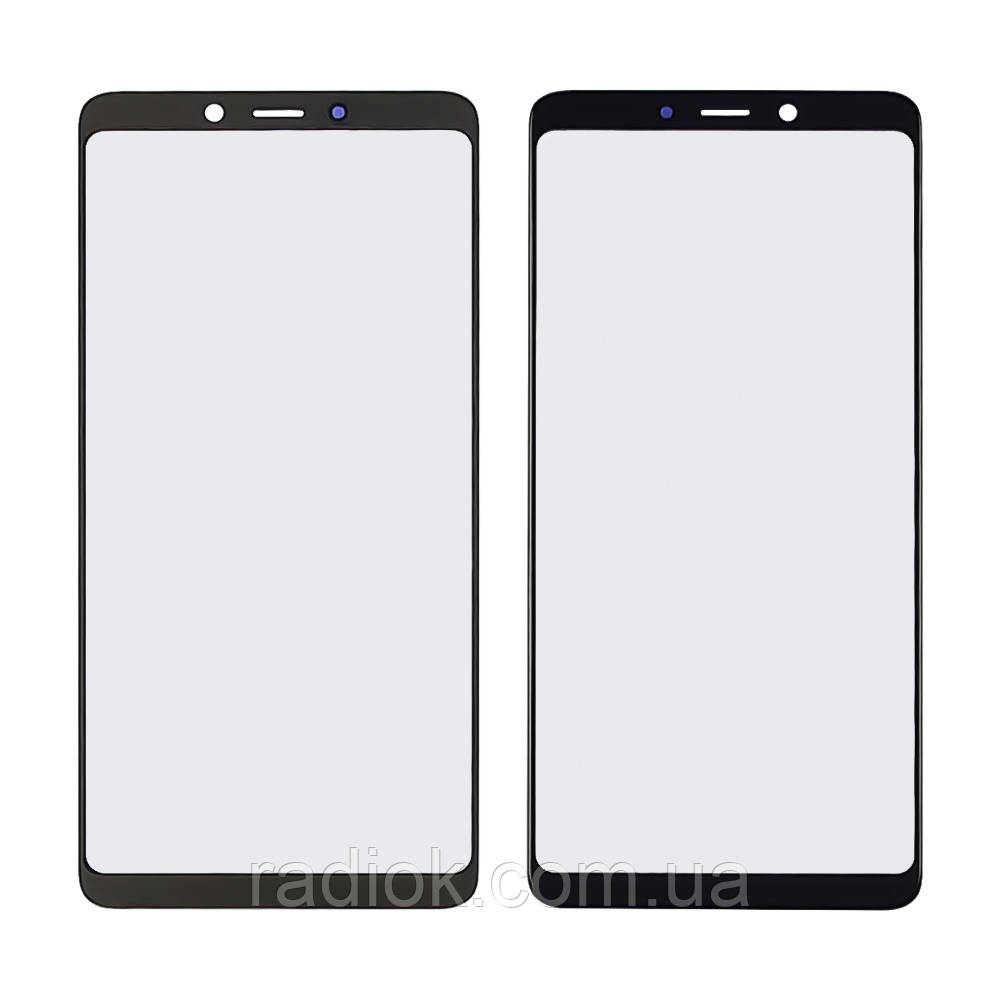 Скло тачскрину з OCA-плівкою для Samsung A920 Galaxy A9 (2018) чорне з олеофобним покриттям, загартоване, фото 1