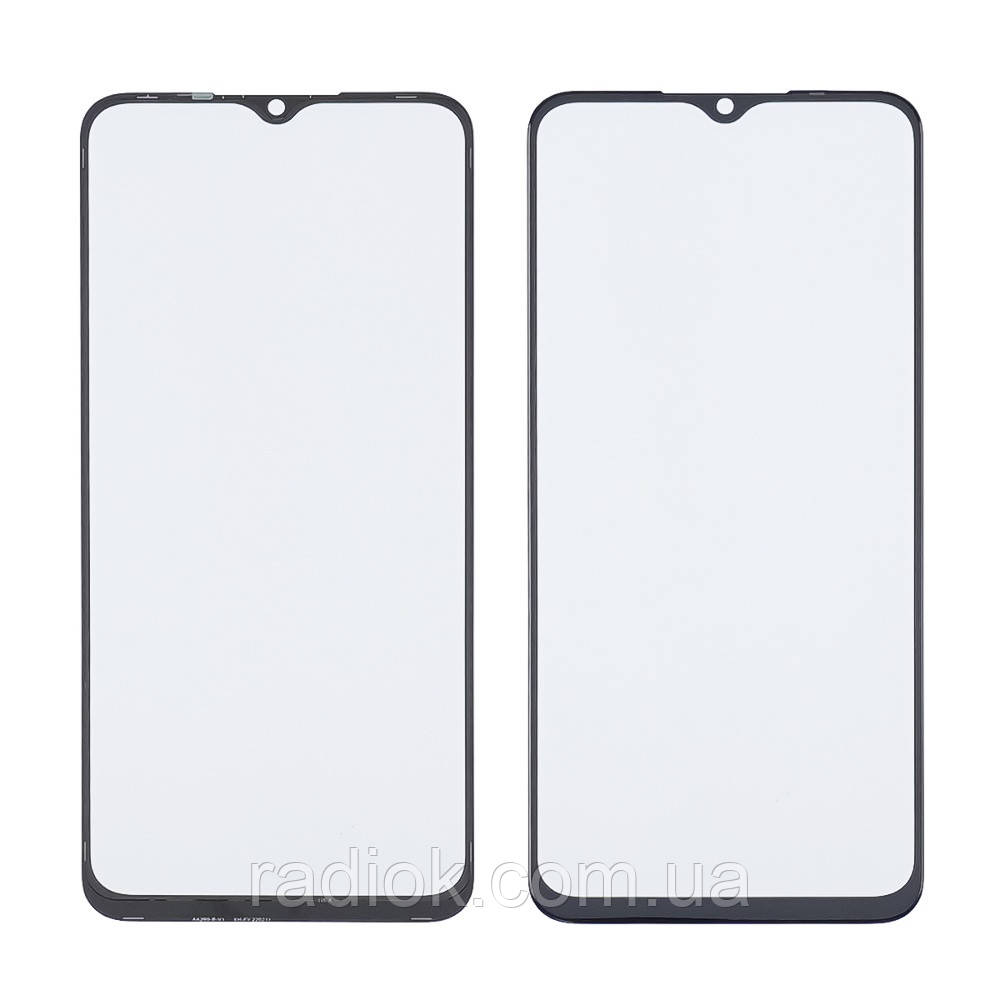 Скло тачскрину з OCA-плівкою для Oppo A15/A15s чорне з олеофобним покриттям, загартоване