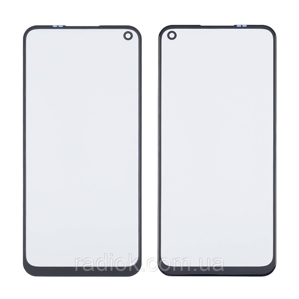 Скло тачскрина з OCA-плівкою для Oppo A32/A53/A54 (2020) чорне з олеофобним покриттям, загартоване